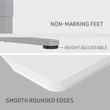 FORTIA Sit To Stand Up Standing Desk, 160x75cm, 72-118cm Electric Height Adjustable, Ergonomically V219-ADKASTFO6WTSA