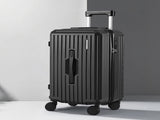 Wanderlite 20" Trunk Luggage Suitcase Travel Carry On TSA Lock Black LUG-ABS-TRUK01-20-BK
