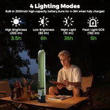 Inflatable Solar Camping Lantern, 23.6in LED Camping Light Tube USB Rechargeable Tent Light, V1107-132-83551