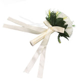 Wedding Bouquets Silk and Plastic Romantic Exquisite Comfortable Handle Beautiful Bridal Bouquet for V1294-YM0706-3115230071511