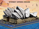 Sydney Opera House Mini Building Blocks Model Iconic Architectural Masterpiece for Home Display, V1107-CS-XNDJYJMMX