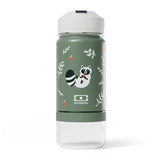 Monbento Twisty Kids Water Bottle with Snack Container- Racoon V398-MB-27274073