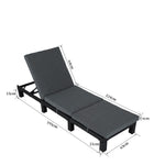 Black Rattan Sunbed with Adjustable Recline V264-OTF-531S-BLK-1