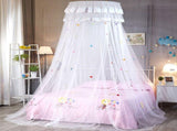 Round Canopy Lace Princess Style Mosquito Net Bed Curtain for Children Bed V1294-YM0901-JY25244-01