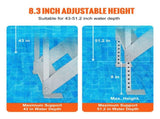 Dock Ladder, 1.09 m-1.29 m Adjustable Height, 227 kg Load Capacity, Aluminum Alloy 6 Steps Pontoon V952-MTFSTWJFHXJD5J314V0