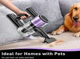 Cordless Vacuum Cleaner, 10 in 1 Stick Vacuum with Powerful Suction, Hose, Green LED Light, V1313-AU-A27V
