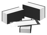 Magnetic Label Holders 4 X 2In C Channel Label Holders with Clear Plastic Protectors and White Paper V1192-AZ-W-28829