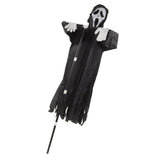 Scream Scarecrow Polyester PVC with Detachable Pole Garden Ghostface Decoration for Halloween Rural V1294-YM0717-3115220085811