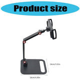 Heavy Duty Portable Monitor Stand Mount For Devices 360&degRotation Adjustment Height Aluminum V1192-AZ-W-23655