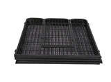 PaWz 8 Panel Pet Dog Playpen Puppy Exercise Black 4kg chicken DO1005-48-BK