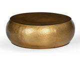 BRASS LOOK HAMMERED COFFEE TABLE V742-M16753