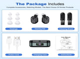 Rechargeable In-the-Ear Hearing Aids with Charging Case and LCD Display Ultra-Compact Sound V1107-CS-HLCHS