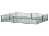 i.Pet Chicken Fence Electric 25Mx125CM Poultry Netting PET-CF-25X125-BK