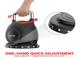 Powertrain 2x 20kg Adjustable Kettlebell One Hand Adjustment Weight Set AKB-XDB-20-2
