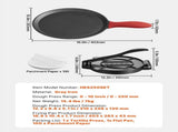 Tortilla Press, 250mm Cast Iron Tortilla and Roti Maker, Heavy Duty Tortilladora Press, Pataconera V952-SYSBBYZTSD10PCND5001V0