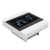 AC220V Touch Screen Thermostat WallHanging Stove Temperature Controller for Water/Floor Heating V1294-YM0901-3114210053211
