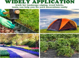 200 Pack Landscaping Spikes Anchoring Spike Plastic Ground Stake for Lawn, Weed Barriers, Turf, V1258-DP02-C-2737