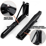 2 Pcs Heavy Duty Folding Shelf Brackets Wall, Mounted Fold Down Supports, 150kg Load Capacity, 500mm V1237-MS-626-365