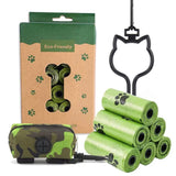 Eco-Friendly Pet Waste Bag Set with Leash Clip Holder and Camo Storage Pouch Leak-Proof, V1341-ZY-PHJ79G2N-F
