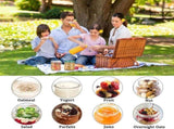 4 Pack Overnight Oats Jars with Lids, Glass Yogurt Cups Food Storage Containers for Salad Snacks V1237-ZY-924-169
