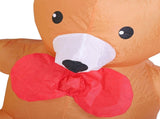 9.8ft Xmas Inflatables Outdoor Decorations Gift Boxes and Bear Blow Up Yard Decorations with LED V1294-YM0901-3111250213111