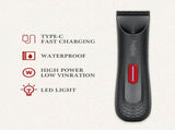 Womens Waterproof Intimate Hair Trimmer Body Groomer Red V728-LP1005006481312676