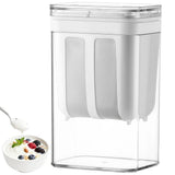 1800ml Yogurt Strainer, Fine Mesh Greek Yogurt Strainer for Whey Separation, Homemade Cream Cheese V1369-AZ3-W-08699