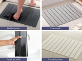 Collapsible Diatom Mud Bath Mat - Quick Dry, Non-Slip, Odor-Free Absorbent Pad V888-ELOSUNG35393