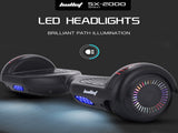BULLET SX-2000 Hoverboard Scooter, 500W Brushless, UL Certified, AU Compliant, Superior Self V219-TOYHVBBL6BKA