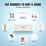 VEVOR Jewelry Cleaner Ultrasonic Machine, Ultrasonic Cleaner Machine 16oz with 4 Timer V952-JYCSBQXJ35W4BF11TV3