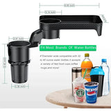 Practical High Performance Compatible Expandable car cup holder, car tray multifunctional cup holder V1189-LC-QP-00246