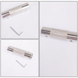 Worgeous Dumbbell Connector for Dumbbells Connecting Bar Work Silver V1189-LWWAL-20260327-03449