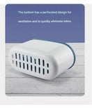 9-piece White and Orange Complete Home Cleaning Brush Set - Stainless Steel Telescopic Bathroom V888-ELOSUNG53028
