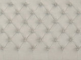 Bed Head Queen Size French Provincial Headboard Upholsterd Fabric Beige V43-BED-SENQBEG