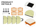 For Shark RV2610WA RV2620WA RV2410WD AV2610WA AI Ultra 2-in-1 Robot Vacuum Cleaner Filter Rag Side V1189-LWWAL-20260327-04937