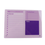 Dry Erase Planner Board Acrylic Desktop Calendar To Do List Schedule Board with Stand for Office V1294-YM0901-3117250051614