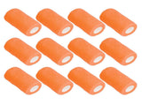 12Pcs Bandage Wrap Natural Latex Elastic Self Adhesive Wrap for Cows Dogs Horses 10cm Orange V1294-YM0523-3111220104718