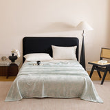 Bamboo Fibre Cooling Blanket Blue Bamboo Pattern 200230cm for Summer Bed and Air Conditioned Rooms V888-ELOSUNG54970-4