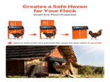 Automatic Chicken Coop Door, Battery Powered Chicken Coop Door with Timer & Manual Setting, V952-JSKMQCSSKGDCNGEKL001V9