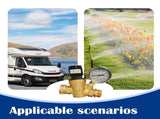 RV Water Pressure Regulator, Adjustable Handle Brass Water Pressure Regulator, Water Pressure V1258-DP02-C-3317