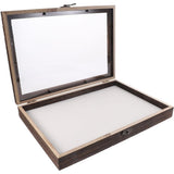 Insect Specimen Box, Wood and Acrylic, Clear Lid, Home Display, Assorted Colors, 1Set V1369-AZ3-W-15676