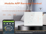 WiFi Smart Thermostat Temperature Controller Weekly Programmable Supports Touch Control-3A Black V1192-AZ-W-28600