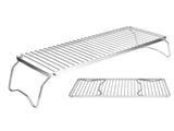 Folding Campfire Grill Portable Stainless Steel Barbeque Cooking Rack Grate Grid V1294-YM0901-3111200229711