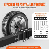 VEVOR Spare Tire Carrier, Trailer Spare Tire Mount, 160 lbs Capacity, Utility Trailer Accessories V952-BTCFJLS160LBS14F0V0