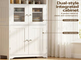 Artiss Buffet Sideboard Cabinet Pantry Kitchen Bathroom Storage Cupboard 160cm FUR-U-SID160-WH-AB