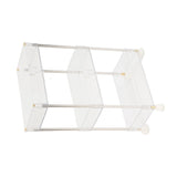Kitchen Storage Rack Cart Multifunctional 3 Layers ABS Slim Rolling Utility Cart for Bathroom Snacks V1294-YM0901-3112230078211