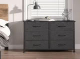 Levede Storage Cabinet Tower Chest Dark Grey CH1047-DG