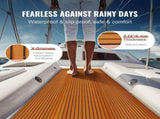 Boat Flooring, EVA Foam Boat Decking 94.5" x 46", Non-Slip Self-Adhesive Flooring, 29.9 sq.ft Marine V952-CBZZFHPMDDZSP166PV0