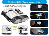 LED Hat Clip Flashlight Waterproof Pocket Torch for Camping and Outdoor Use V1263-JX-4252