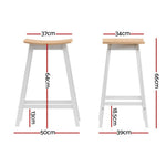 Artiss 4x Bar Stools Wooden Chairs Oak FUR-S-BAR-CHR-01-WDX4